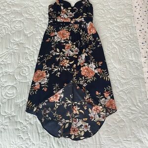 Floral Navy Dress